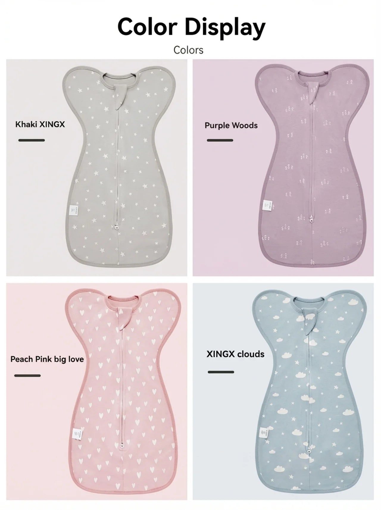 Stress Free Anti-Startle Baby Swaddle Sleeping Bag
