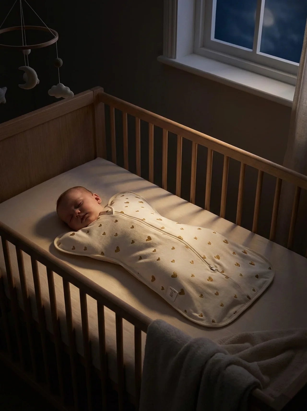 Stress Free Anti-Startle Baby Swaddle Sleeping Bag