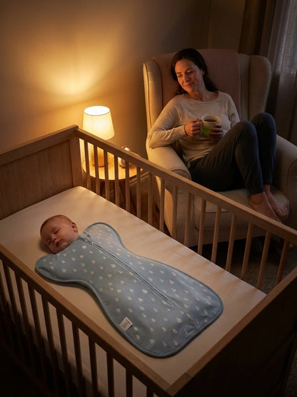 Stress Free Anti-Startle Baby Swaddle Sleeping Bag